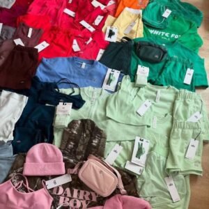 Alternative view of Alo yoga clothing pallet.